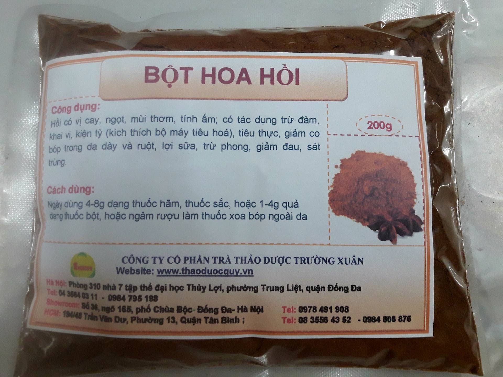 Bột Hoa Hồi